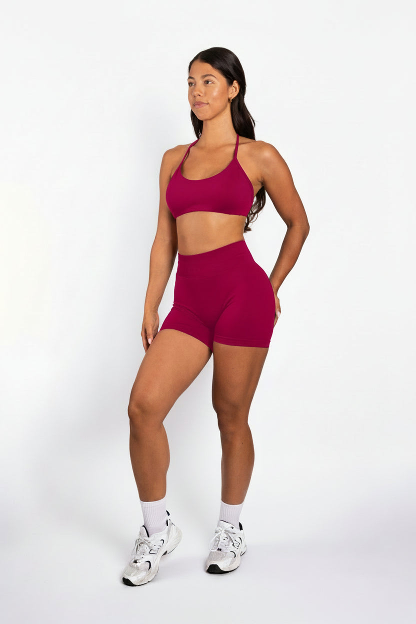 Solene | Sujetador de espalda descubierta sin costuras – Rosa