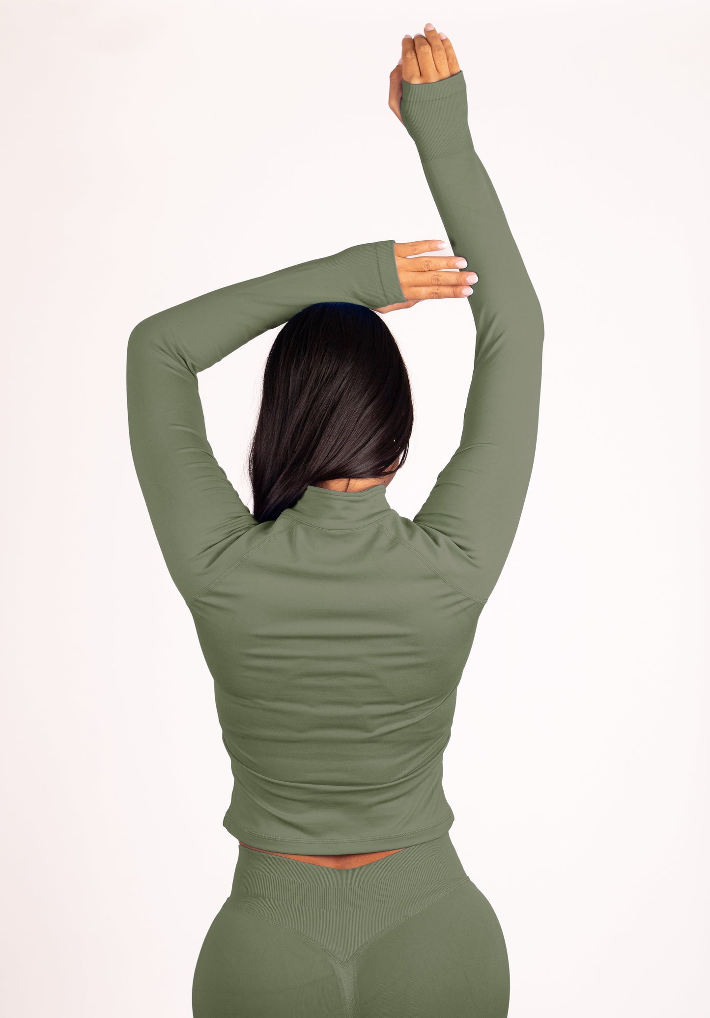 Aura | Shorts Scrunch de alto rendimiento prémium - Verde