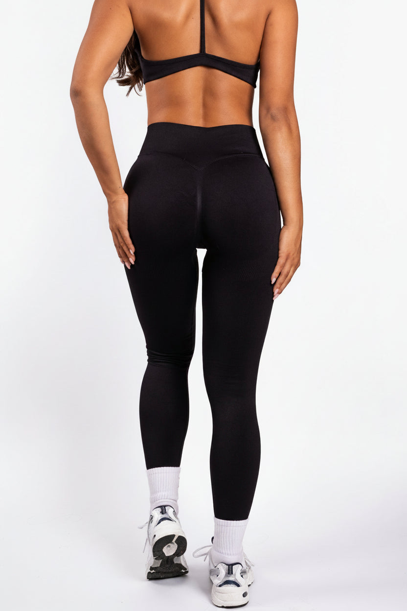 Solene | Leggings moldeadores sin costuras – Negro