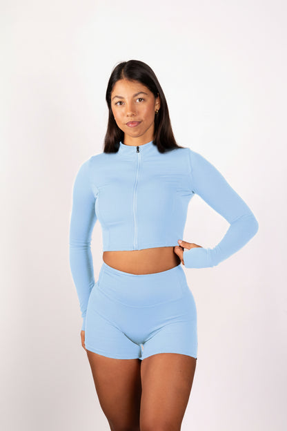 Divina Short | La Evolución — Azul claro