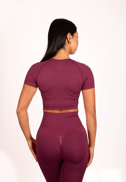 Serenity | Top - Rojo vino