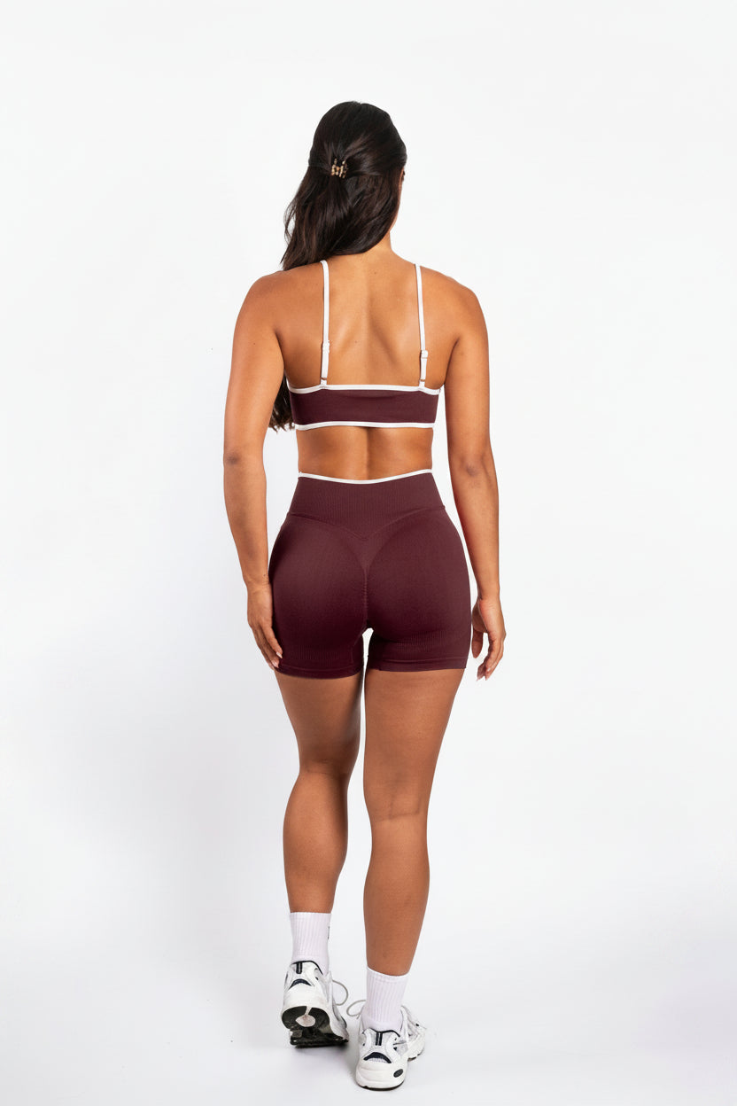 Element | Shorts sin costuras – Borgoña
