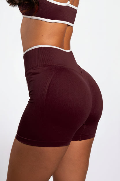Element | Shorts sin costuras – Borgoña