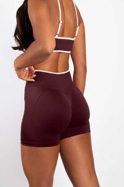 Element | Shorts sin costuras – Borgoña
