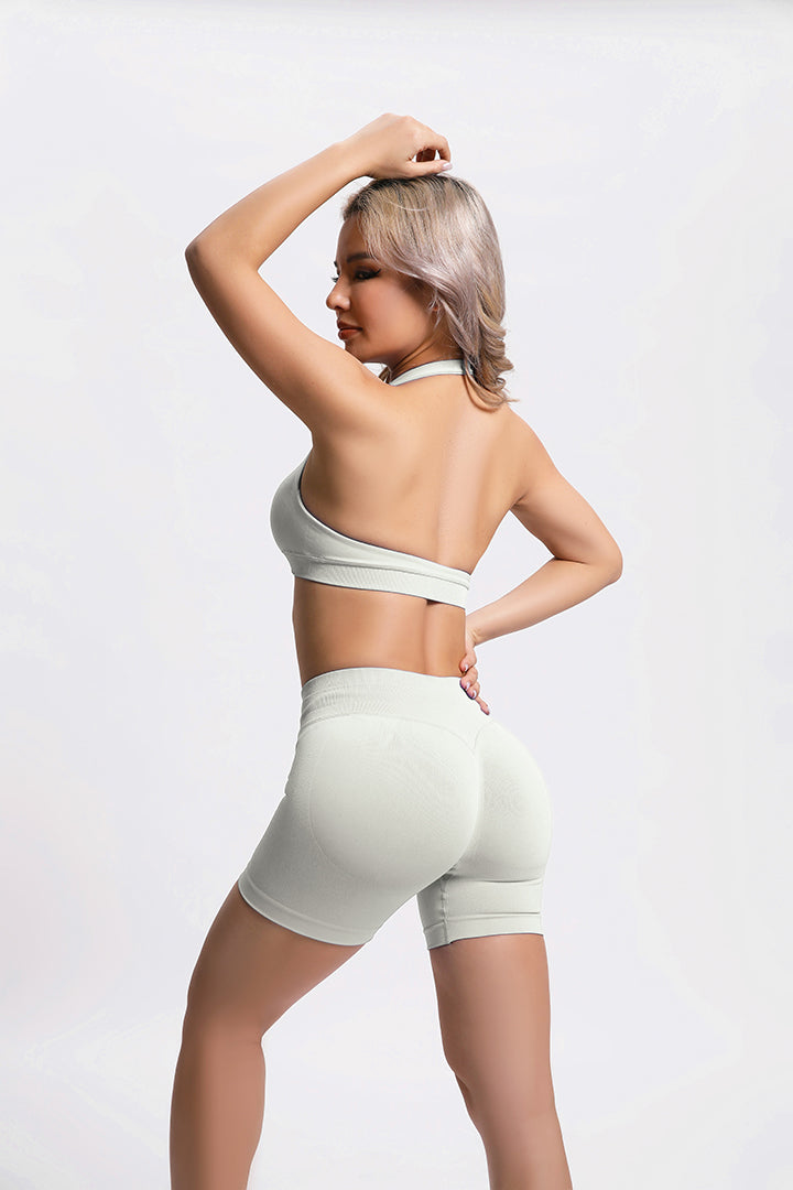 Aura | Sujetador Halter de Soporte - Marfil