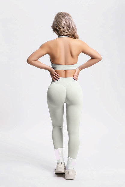 Aura | Leggings Scrunch de Alto Rendimiento Premium - Marfil
