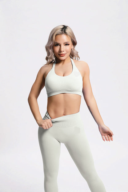 Aura | Sujetador Halter de Soporte - Marfil