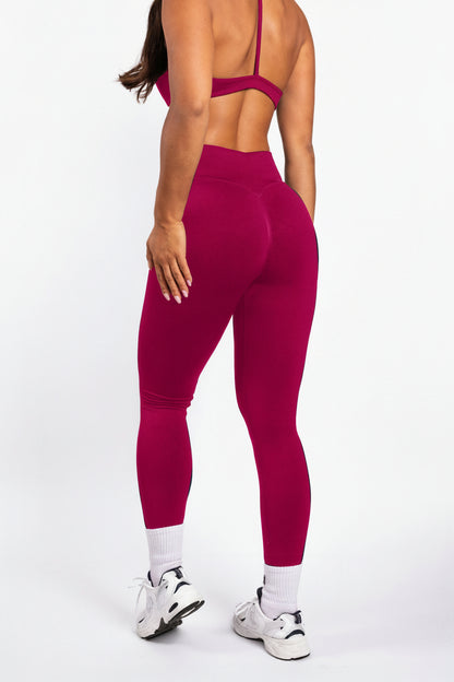 Solene | Leggings moldeadores sin costuras – Frambuesa