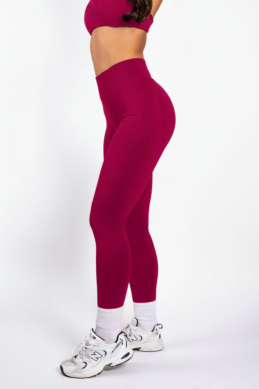 Solene | Leggings moldeadores sin costuras – Frambuesa