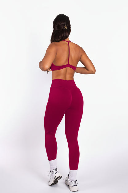 Solene | Leggings moldeadores sin costuras – Frambuesa