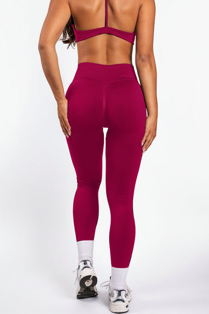 Solene | Leggings moldeadores sin costuras – Frambuesa