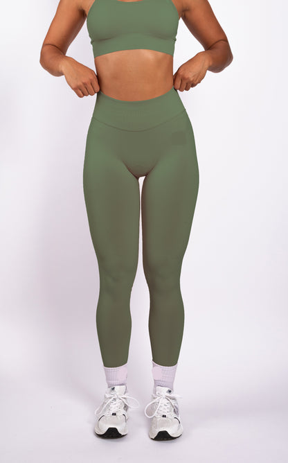 Aura | Leggings Scrunch de Alto Rendimiento Premium - Verde