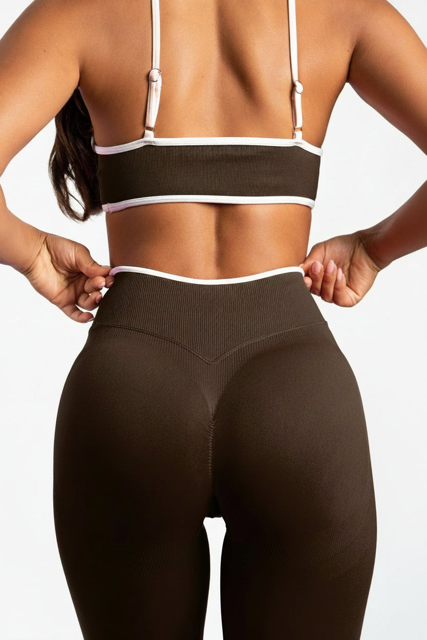Element | Leggings sin costuras Shape – Marrón