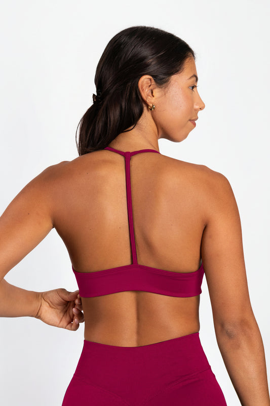 Solene | Sujetador de espalda descubierta sin costuras – Rosa