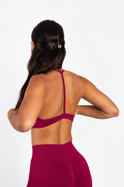 Solene | Sujetador de espalda descubierta sin costuras – Rosa