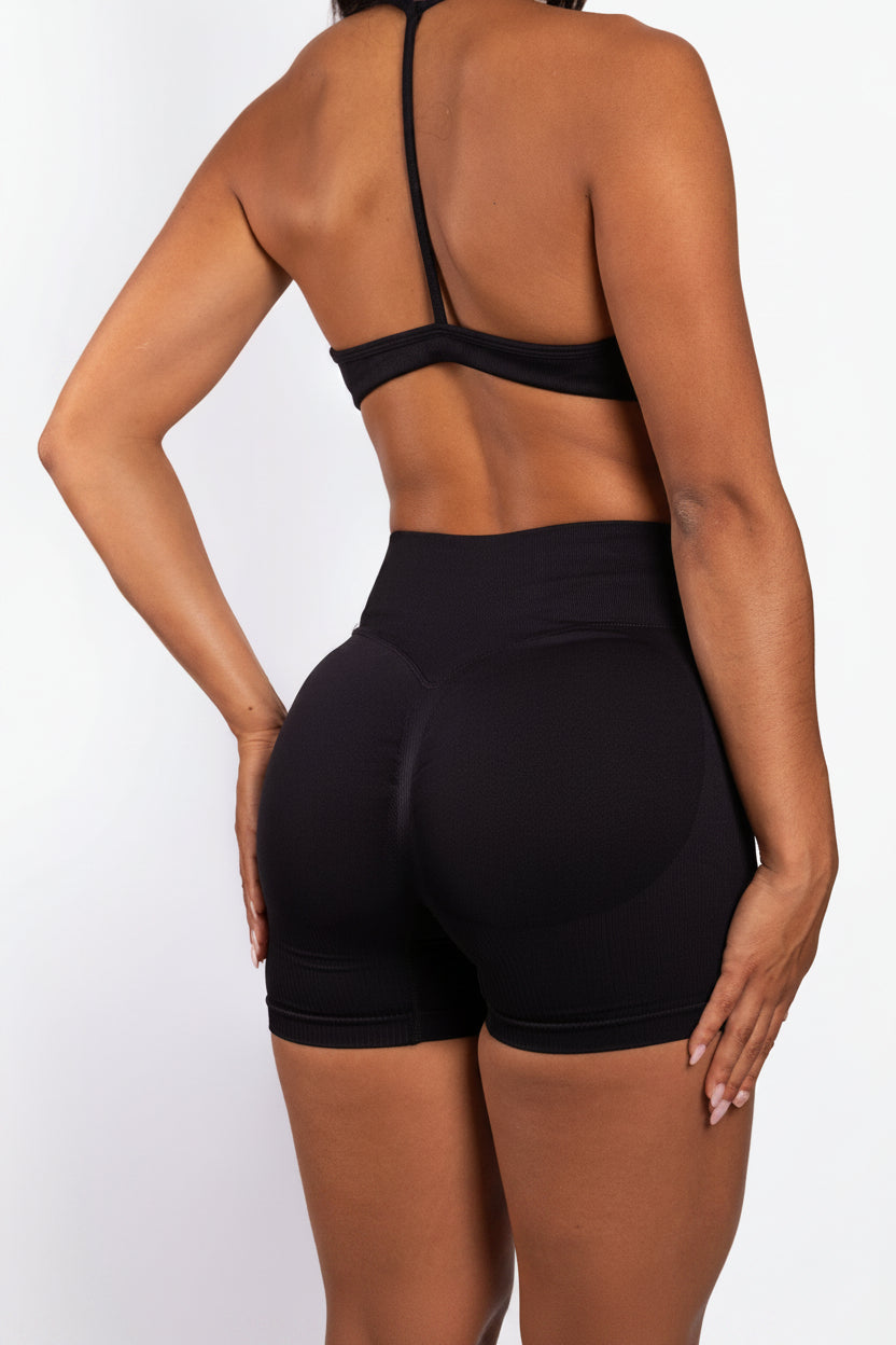 Solene | Sujetador sin espalda sin costuras – Negro