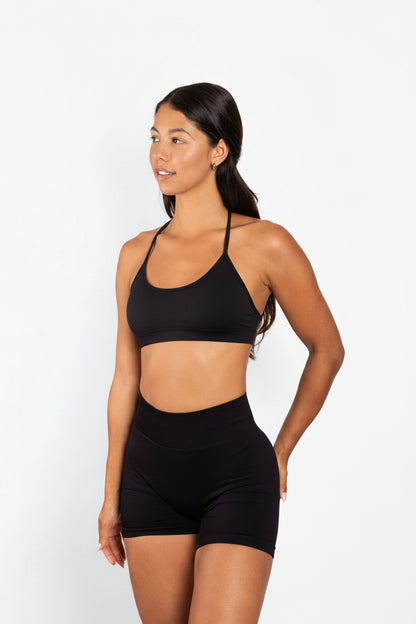 Solene | Sujetador sin espalda sin costuras – Negro