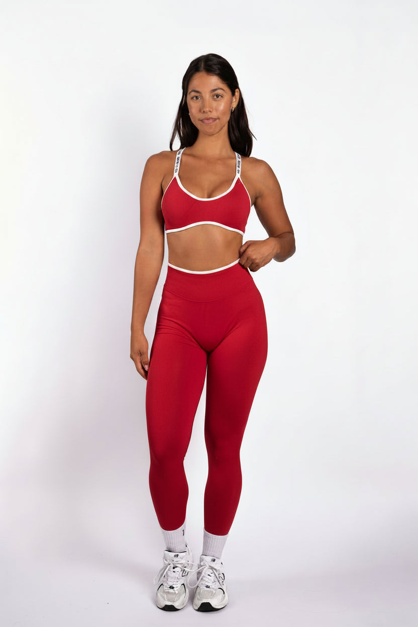 Element | Leggings sin costuras Shape – Rojo