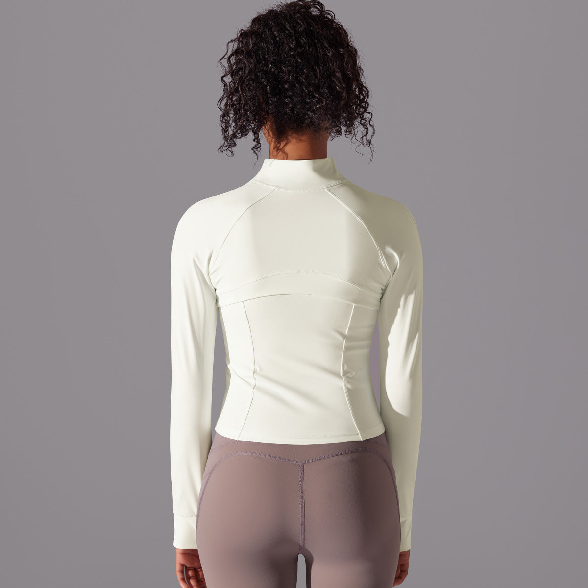 Serenity | Chaqueta con cremallera de alto rendimiento - Marfil