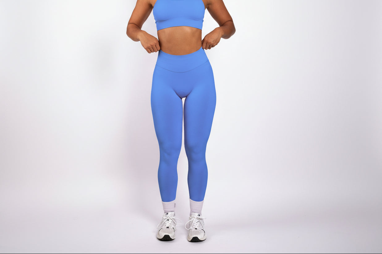 Aura | Leggings Scrunch de Alto Rendimiento Premium - Azul