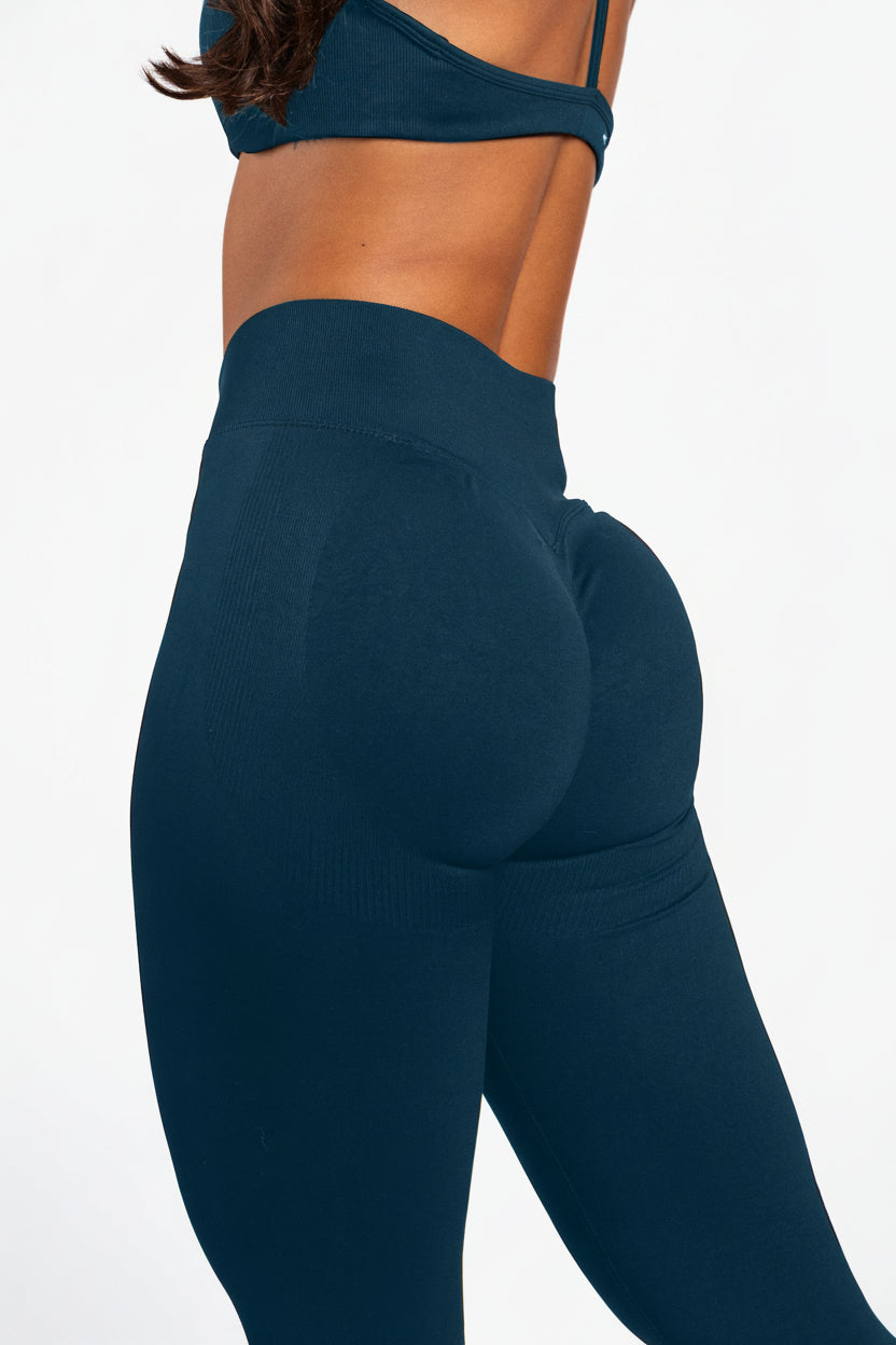 Solene | Leggings moldeadores sin costuras – Azul