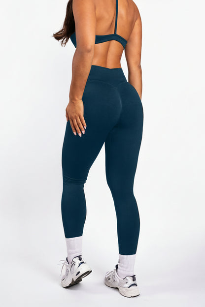 Solene | Leggings moldeadores sin costuras – Azul