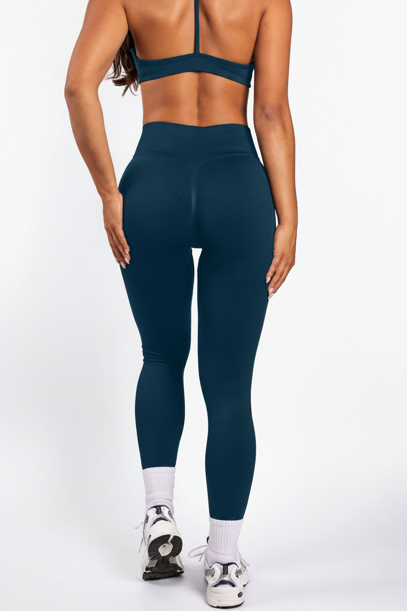 Solene | Leggings moldeadores sin costuras – Azul