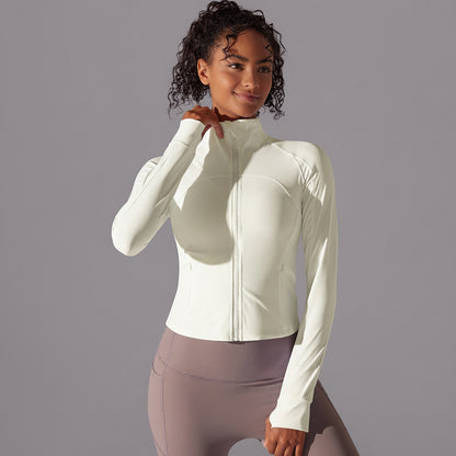 Serenity | Chaqueta con cremallera de alto rendimiento - Marfil