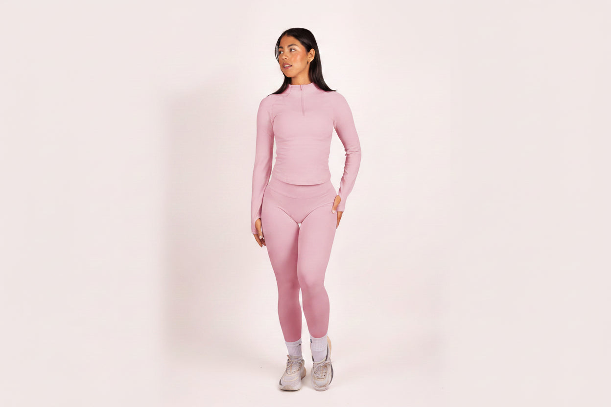 Aura | Leggings Scrunch de Alto Rendimiento Premium - Rosa