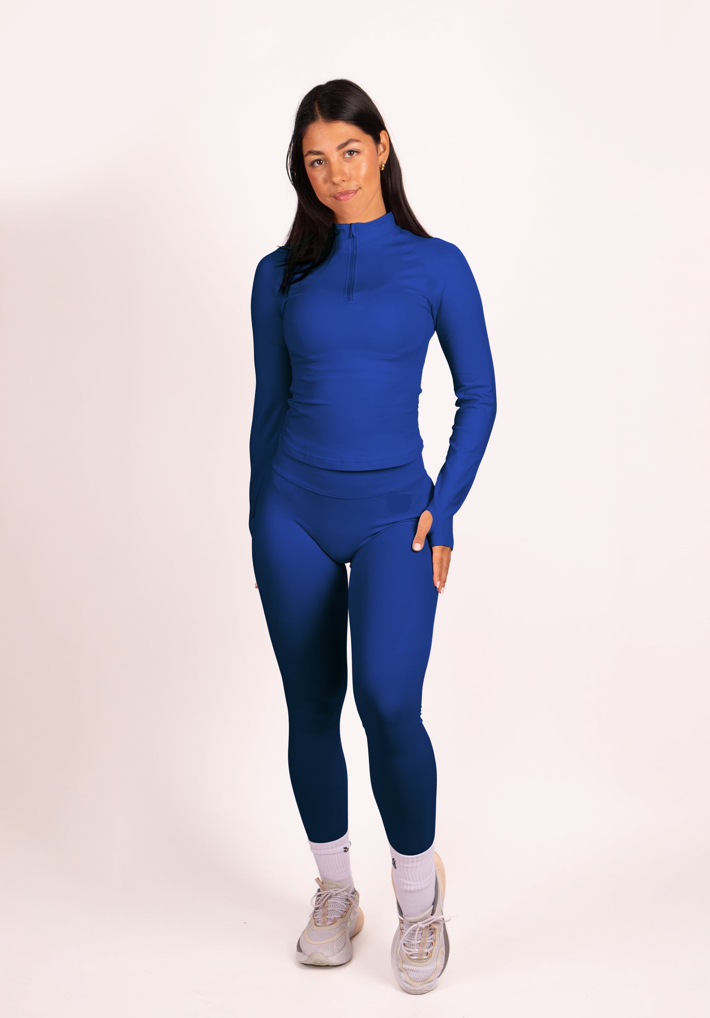 Aura | Mallas Scrunch de Alto Rendimiento Premium - Azul Oscuro