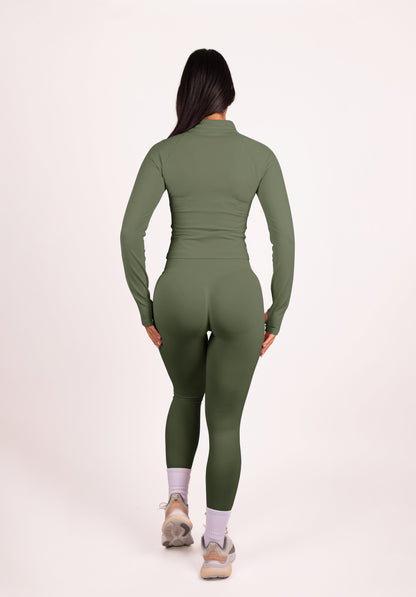Aura | Leggings Scrunch de Alto Rendimiento Premium - Verde