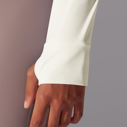 Serenity | Chaqueta con cremallera de alto rendimiento - Marfil