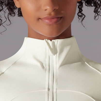 Serenity | Chaqueta con cremallera de alto rendimiento - Marfil