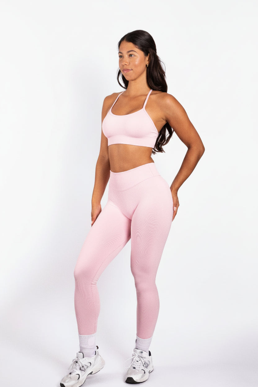 Aura | Leggings Scrunch de Alto Rendimiento Premium - Rosa