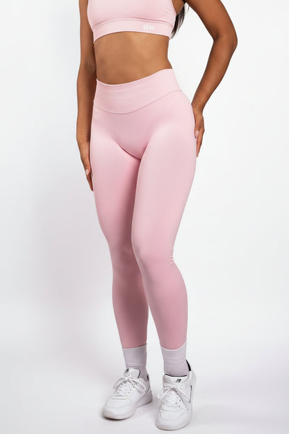 Aura | Leggings Scrunch de Alto Rendimiento Premium - Rosa
