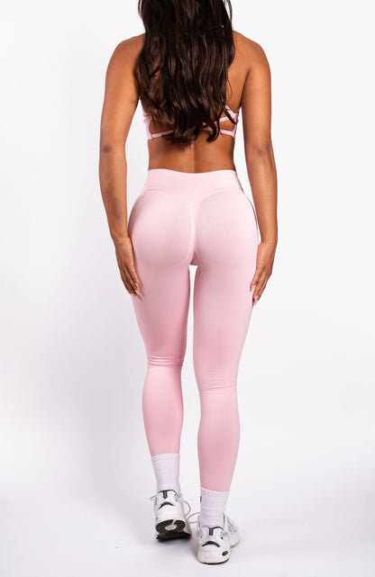 Aura | Leggings Scrunch de Alto Rendimiento Premium - Rosa