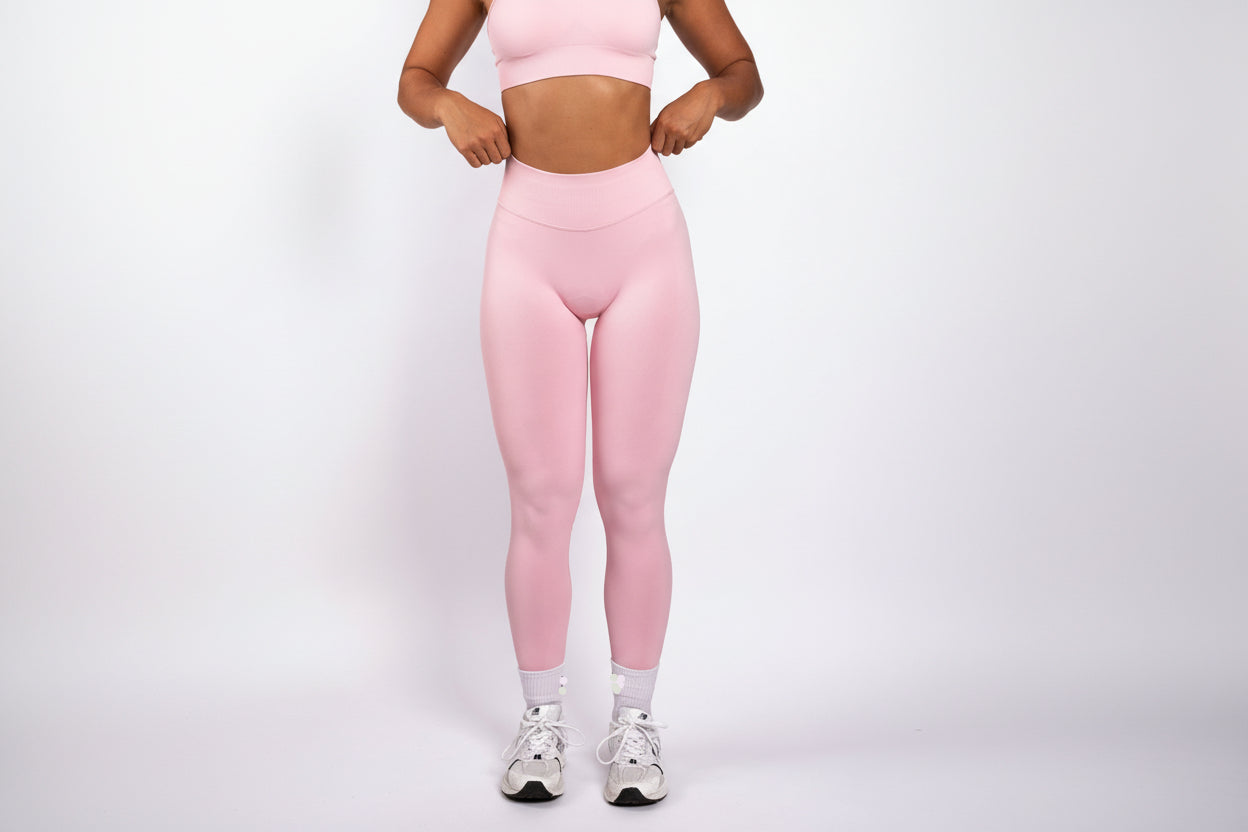 Aura | Leggings Scrunch de Alto Rendimiento Premium - Rosa