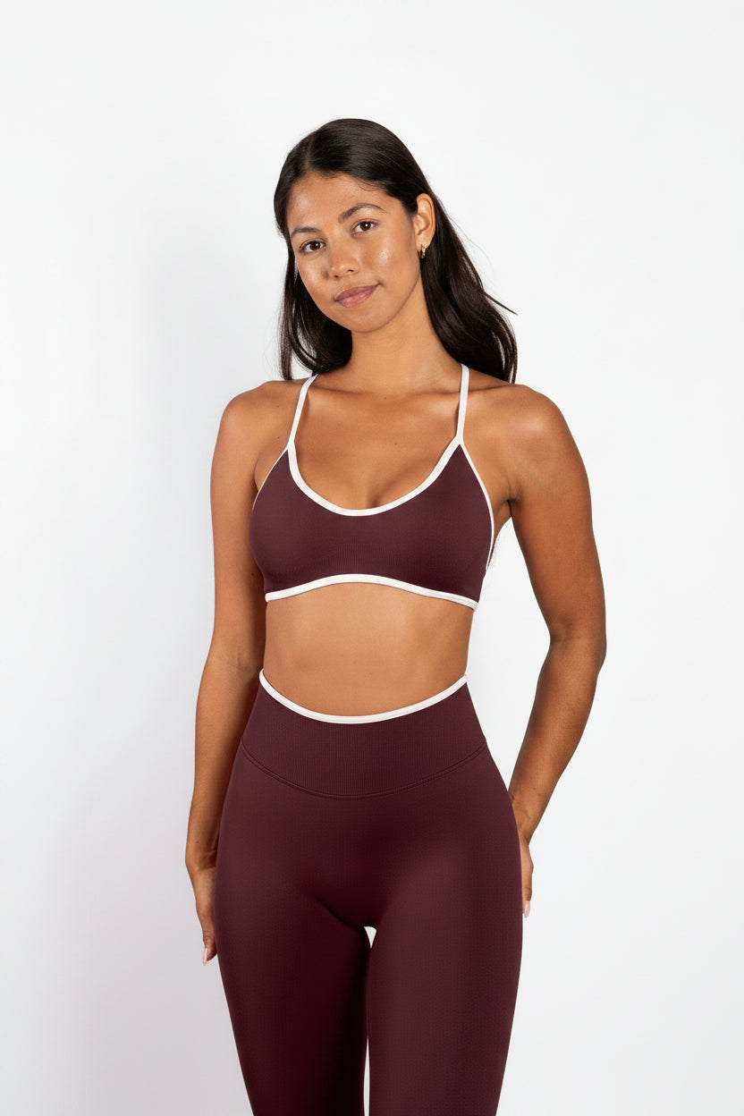 Element | Sujetador sin costuras – Borgoña