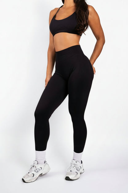 Solene | Leggings moldeadores sin costuras – Negro