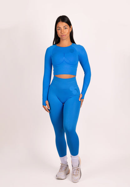 Serenity | Mallas Scrunch Premium - Azul