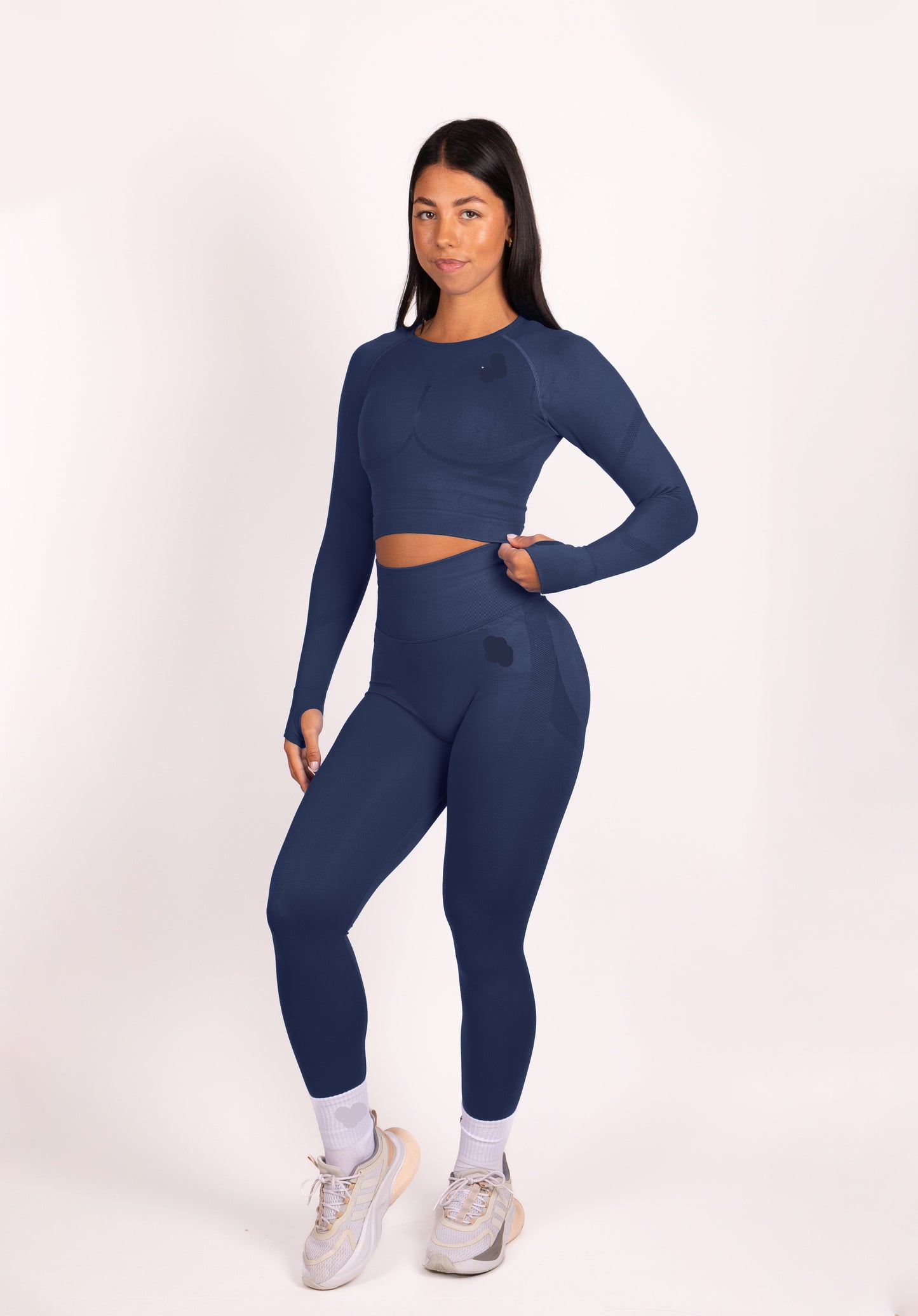 Serenity | Leggings Scrunch Premium - Azul Oscuro
