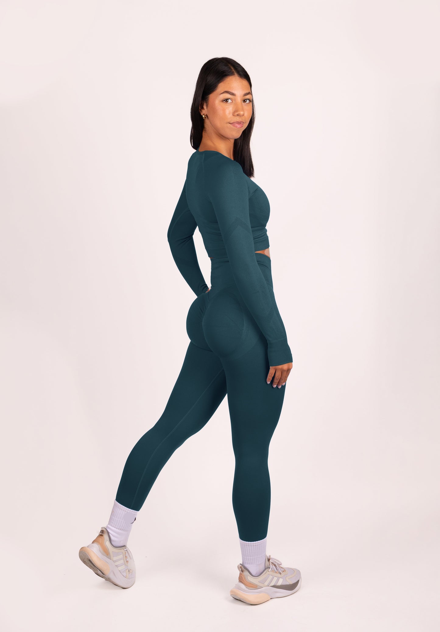 Serenity | Leggings fruncidos prémium - Turquesa