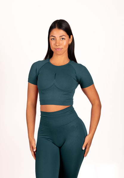 Serenity | Top - Verde azulado