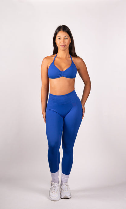 Aura | Mallas Scrunch de Alto Rendimiento Premium - Azul Oscuro