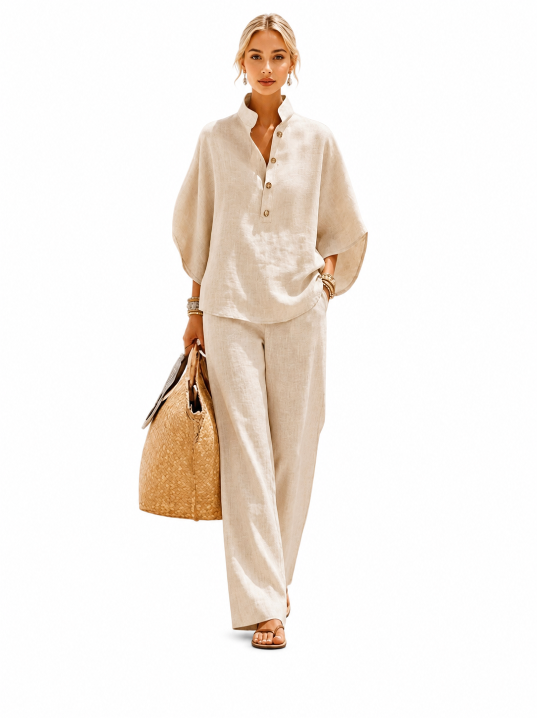 Juego de sábanas Mariel - Beige