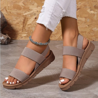 Aurelle Riviera - Sandalias Cómodas - Beige