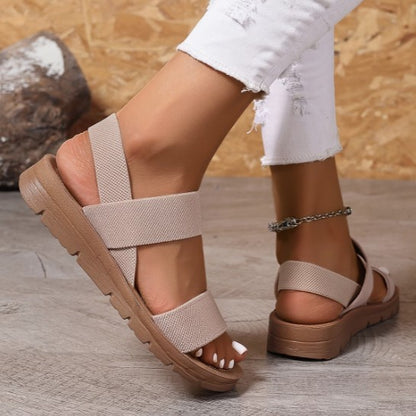 Aurelle Riviera - Sandalias Cómodas - Beige