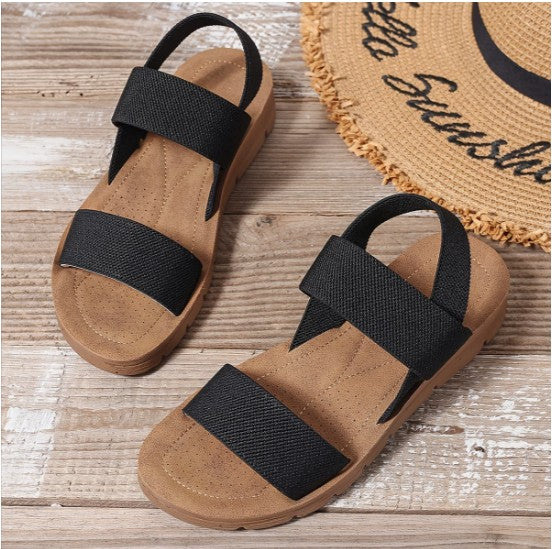 Aurelle Riviera - Sandalias Cómodas - Negro