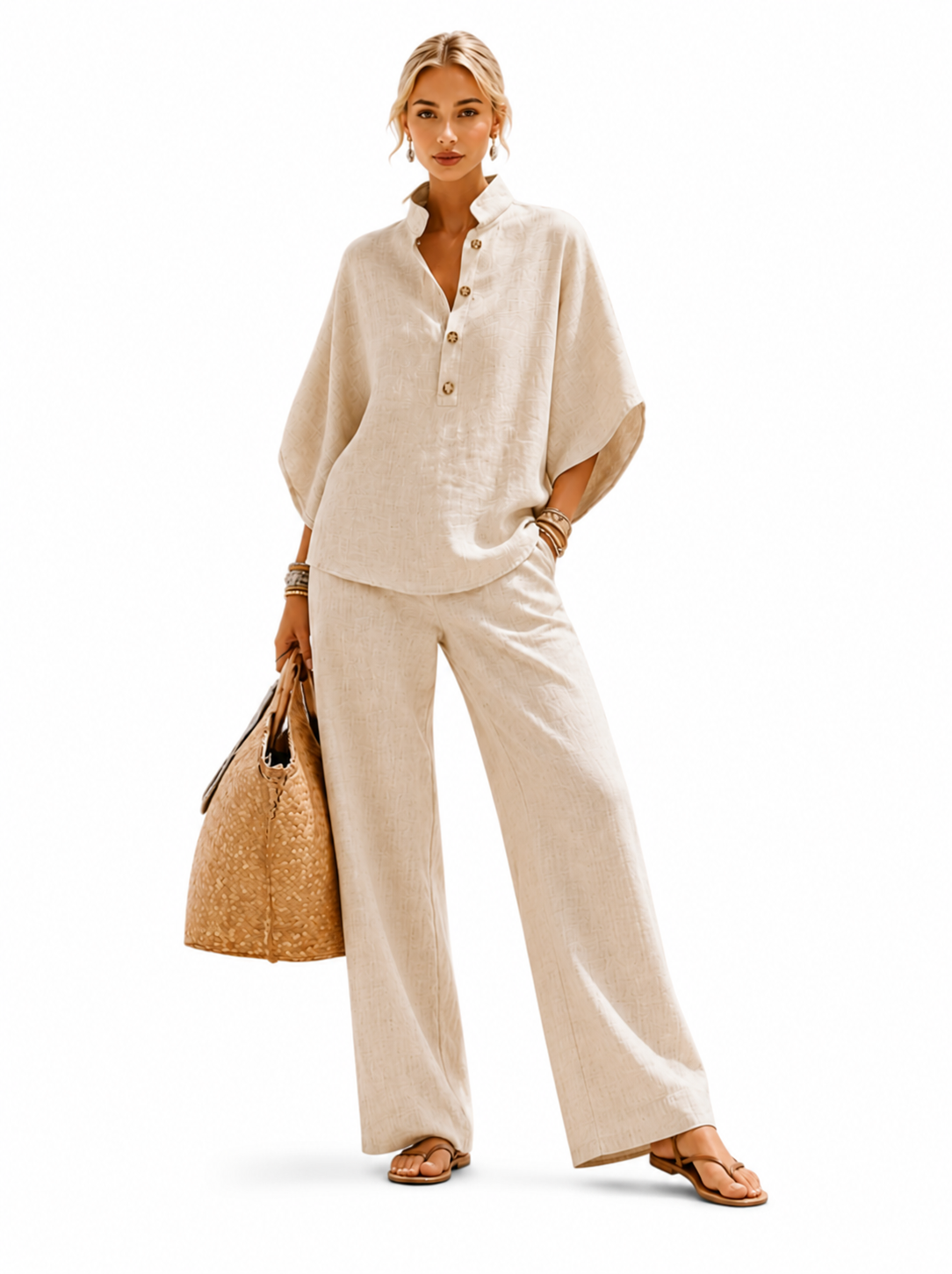 Juego de sábanas Mariel - Beige