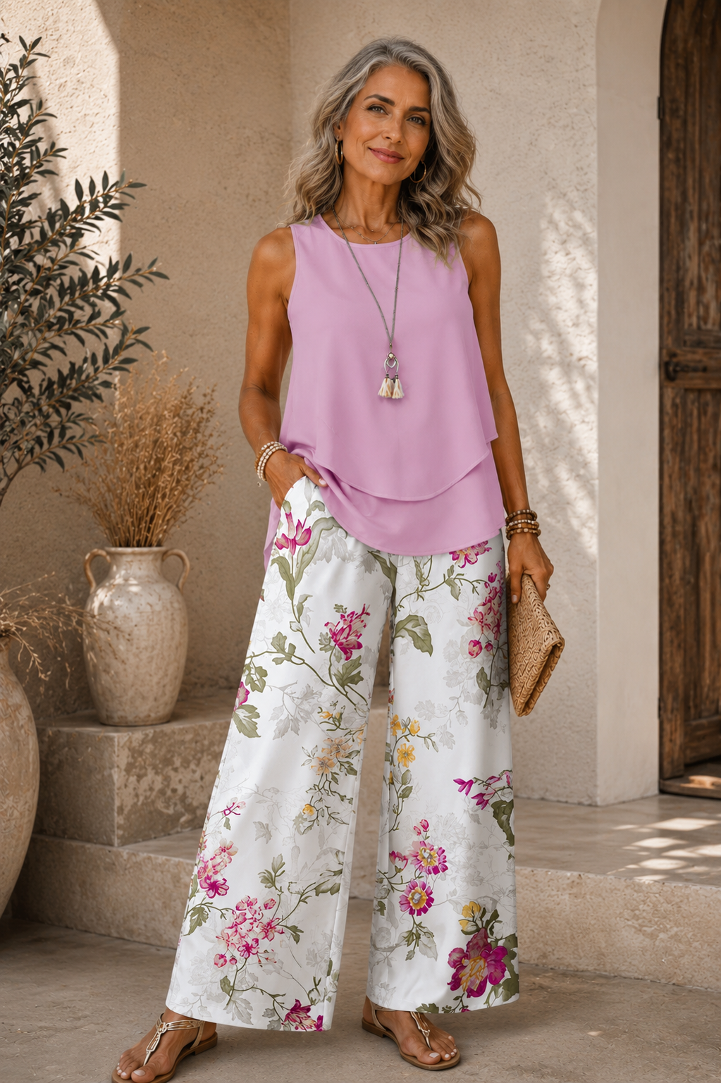 Marbella | Conjunto Sunset Blossom – Rosa
